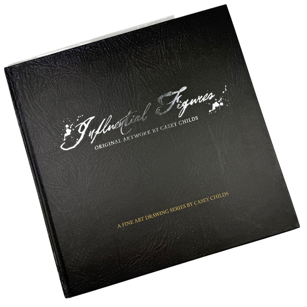 Casey Childs Influential Figures Portrait Art Artist Signed Hardcover Book